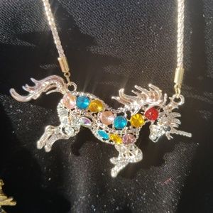 Betsy Johnson Unicorn necklace